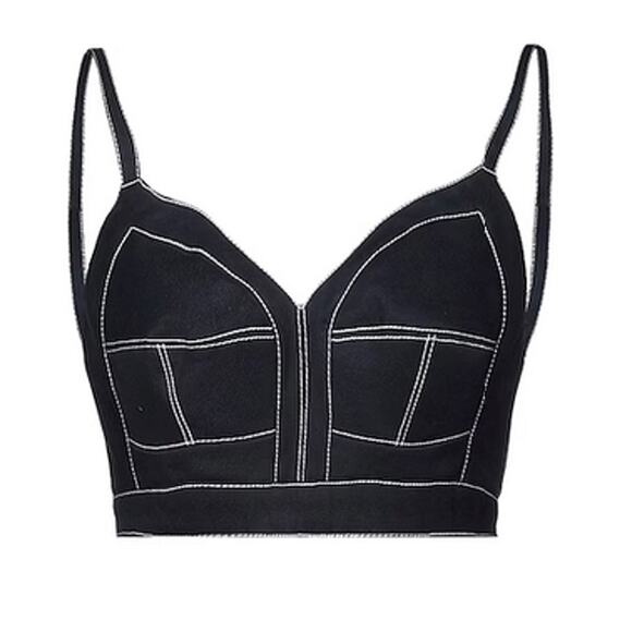 Alexander McQueen Midnight Blue crop top - Picture 1 of 6